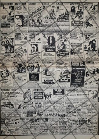 CARTELERA DE CINE VINTAGE 27 MARZO 1969 J
