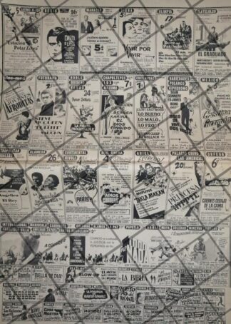 CARTELERA DE CINE VINTAGE 30 MAYO 1969 V