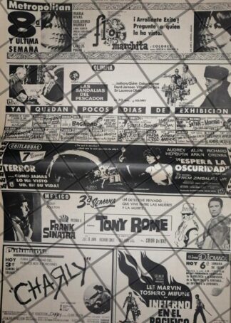 CARTELERA DE CINE RETRO 2 AGOSTO 1969 2