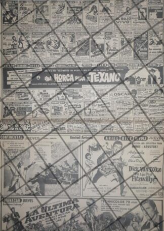 CARTELERA DE CINE RETRO 25 MAR 1969