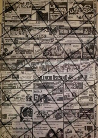 CARTELERA DE CINE RETRO DE MONTERREY 1984