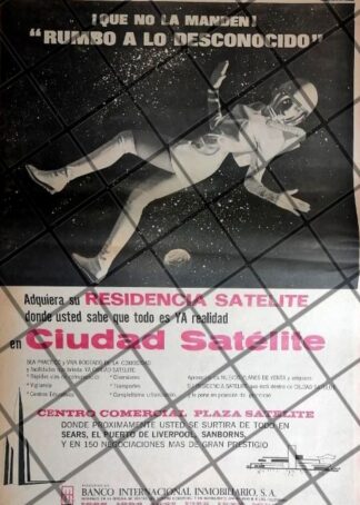 PUBLICIDAD RETRO COLONIA CIUDAD SATELITE D.F. 1969 T. POSTER 5