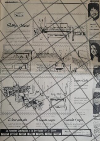 PUBLICIDAD RETRO. TIENDA SEARS 1964 TAM. POSTER /17