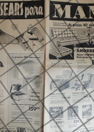 PUBLICIDAD RETRO. TIENDA SEARS 1954 TAM. D. POSTER /20