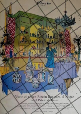 PUBLICIDAD RETRO EL PALACIO DE HIERRO 1969 /133 TAM POSTER