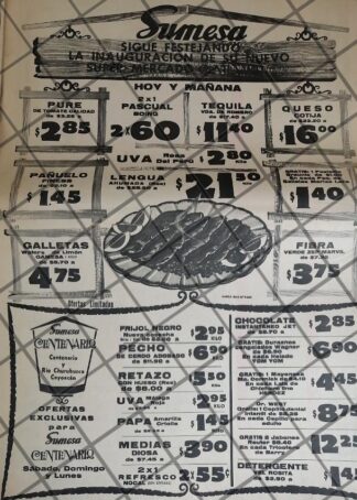 PUBLICIDAD RETRO. TIENDA MINIMAX 1969 TAM. POSTER /2