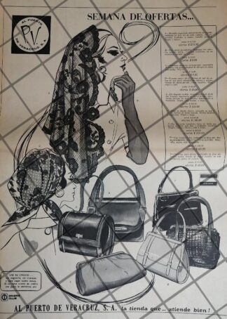 PUBLICIDAD ANTIGUA TIENDA EL PUERTO DE VERACRUZ 1969 /31