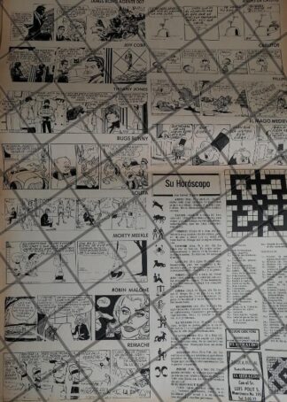 TIRA COMICA RETRO 17 ENERO 1969 TAM. POSTER