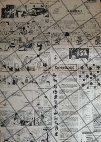 TIRA COMICA RETRO 27 MARZO 1969 T. POSTER RV