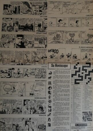 TIRA COMICA RETRO 2 AGOSTO 1969