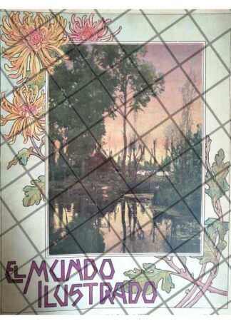 PORTADA ANTIGUA 1911 RIO XOCHIMILCO