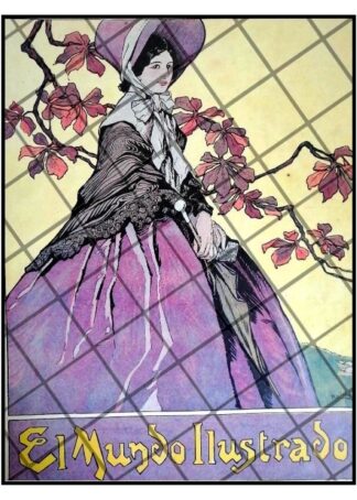 PORTADA ANTIGUA 1911 DE RAFAEL LILLO, DAMA ALTA SOCIEDAD