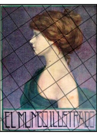 PORTADA ANTIGUA ARTISTICA 1911. MUSA LPR