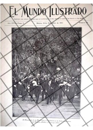 PORTADA ANTIGUA 1911 FRANCISCO I MADERO Y GABINETE *R