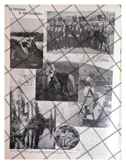 AFICHE RETRO CONCURSO NACIONAL DE FOTOGRAFIA 1911 *R - Image 3
