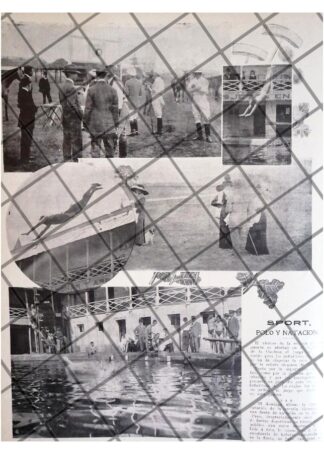 AFICHE ANTIGUO, DEPORTES HIPODROMO LA CONDESA 1911 *R