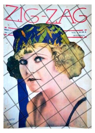 PORTADA ANTIGUA. ACTRIZ DE CINE MUDO JUANITA HANSEN 1920