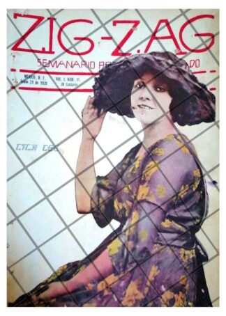 PORTADA ANTIGUA. ACTRIZ DE CINE MUDO LILA LEE 1920