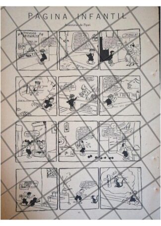 RARA TIRA COMICA ANTIGUA. AVENTURAS DE PIPIRI 1920 /9