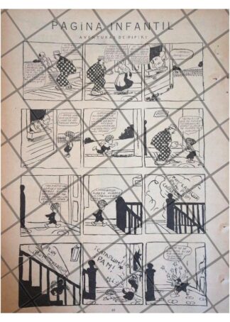 RARA TIRA COMICA ANTIGUA. AVENTURAS DE PIPIRI 1920 /4
