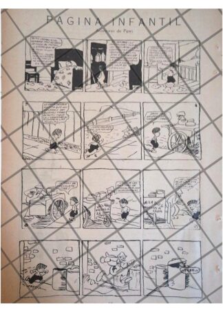 RARA TIRA COMICA ANTIGUA. AVENTURAS DE PIPIRI 1920 /2