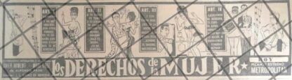 AFICHE DE CINE RETRO PELICULA LOS DERECHOS DE LA MUJER 1964
