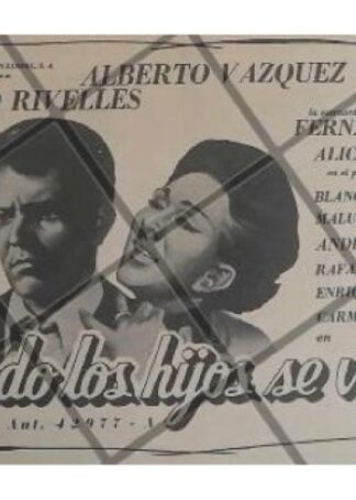 AFICHE DE CINE RETRO. PELICULA. CUANDO LOS HIJOS DE VAN 69