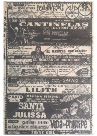 CARTELERA DE CINE RETRO POR MIS PISTOLAS, CANTINFLAS Y MAS /3