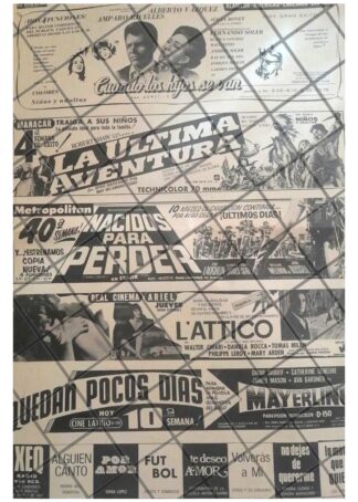 CARTELERA DE CINE RETRO 20 ABRIL 1969