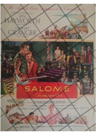 CARTEL RETRO PELICULA. SALOME RITA. HAYWORTH 1953