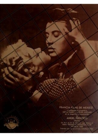 AFICHE RETRO PELICULA EL ANGEL PERVERSO 1949