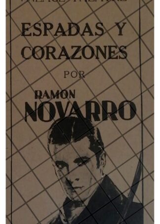 AFICHE RETRO PELICULA ESPADAS Y CORAZONES. RAMON NOVARO