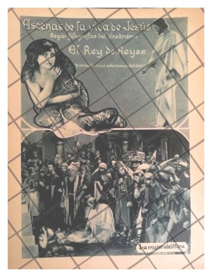 AFICHE RETRO PELICULA EL REY DE REYES 1928 (TRAILER) - Image 3