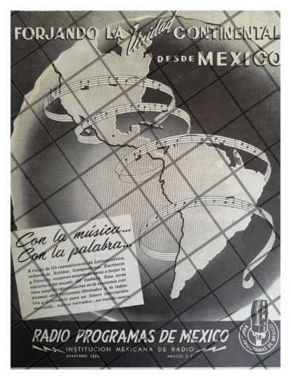 PUBLICIDAD RETRO RADIO PROGRAMAS DE MEXICO 1953 9