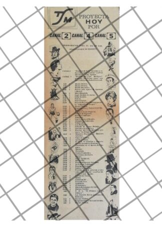 PUBLICIDAD RETRO TELESISTEMA MEXICANO 1969 MENU 10
