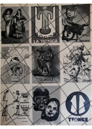 PUBLICIDAD RETRO TELEVISORA TV ONCE PROGRAMA DE 1980