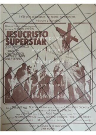 CARTEL RETRO. PELICULA JESUCRISTO SUPER ESTRELLA 1973