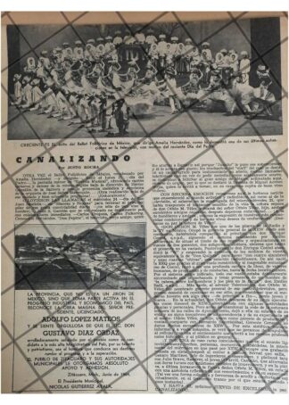 AFICHE RETRO AMALIA HERNANDEZ. BALLET FOLKLORICO MEXICO