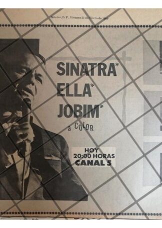 PUBLICIDAD RETRO FRANK SINATRA, CANAL 5 TELEVISA 1969