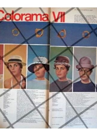 CARTEL PUBLICITARIO RETRO 1962 RELOJES NIVADA COLORAMA 7