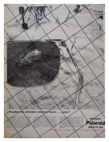 2 CARTELES PUBLICITARIOS RETRO. GAFAS POLAROID 1969 - Image 2