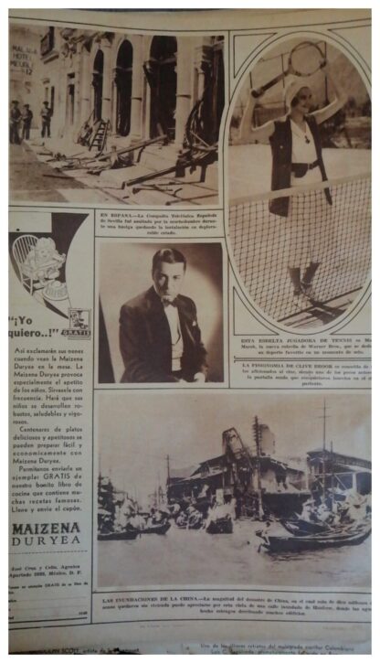 COLECCION DE 80 HOJAS DE PRENSA ANTIGUA AÑOS 30s PARA DECORACION ET - Image 4