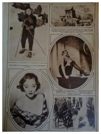 COLECCION DE 80 HOJAS DE PRENSA ANTIGUA AÑOS 30s PARA DECORACION ET - Image 9