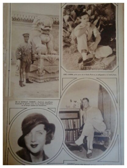 COLECCION DE 80 HOJAS DE PRENSA ANTIGUA AÑOS 30s PARA DECORACION ET - Image 10