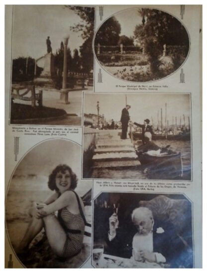 COLECCION DE 80 HOJAS DE PRENSA ANTIGUA AÑOS 30s PARA DECORACION ET - Image 11