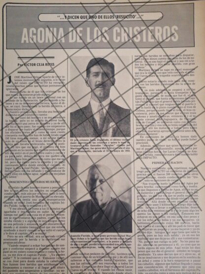 LOTE DE 60 AFICHES GUERRA CRISTERA 1970s - Image 5