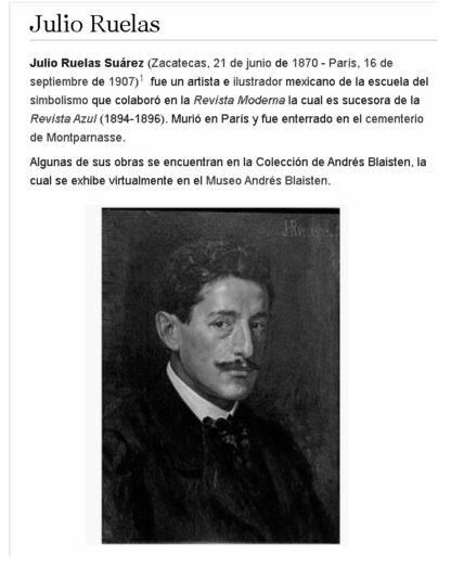 PORTADA ANTIGUA ORIGINAL  DE JULIO RUELAS 1897 . POSADA - Image 2