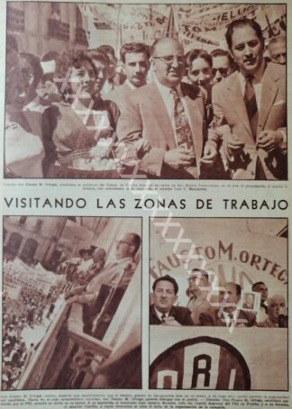 CARTEL ANTIGUO ORIGINAL DE . FAUSTO M. ORTEGA EN CAMPAÑA /PLT