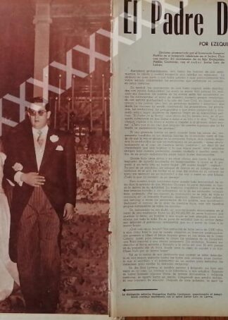 CARTEL ANTIGUO ORIGINAL DE . BODA. LELO COUTTOLENC 1956