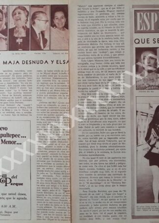 CARTEL ANTIGUO ORIGINAL DE NOTAS DE DOLORES DEL RIO 1950s